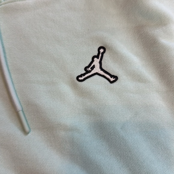 Jordan- Mint Cropped Hoodie - Picture 3 of 3
